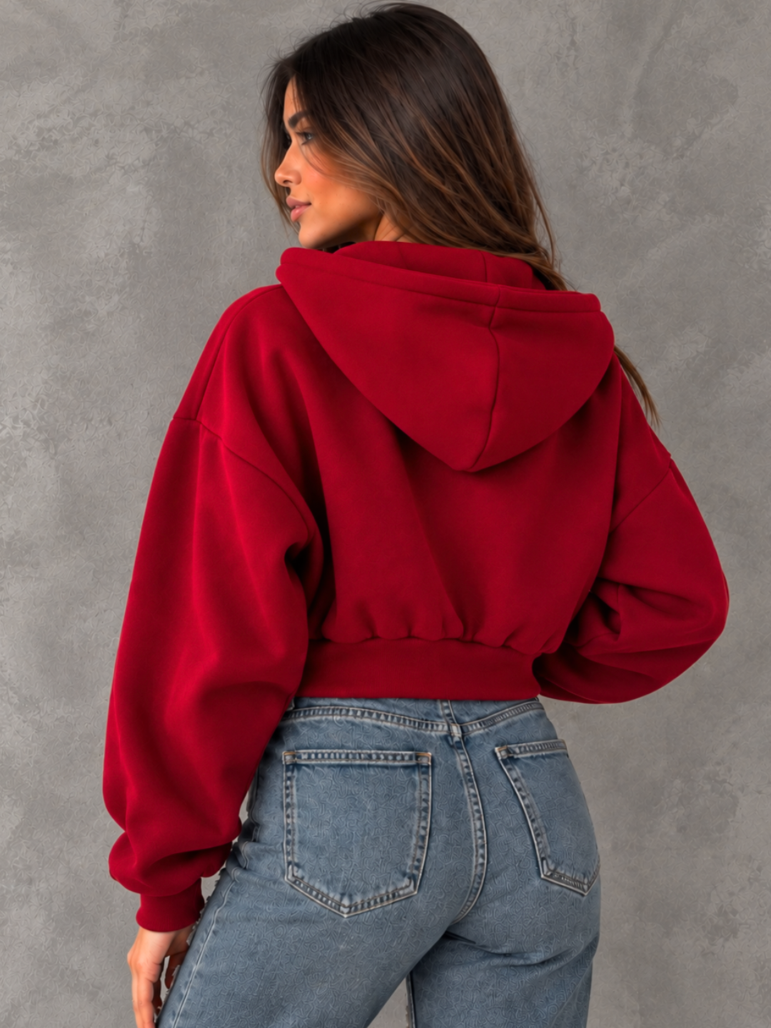 Chaqueta en algodon con capota
