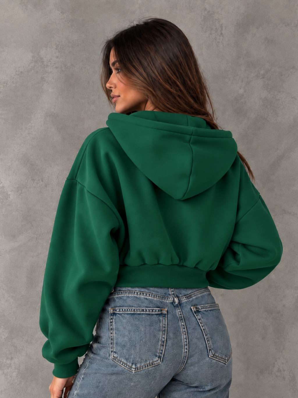 Chaqueta en algodon con capota