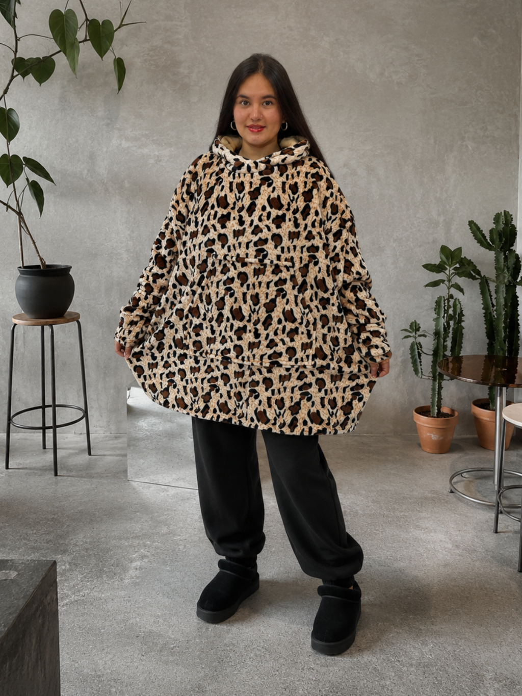 Buzo gigante cobija Leopardo