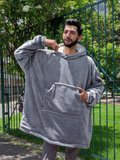 Buzo gigante cobija Gris Oscuro