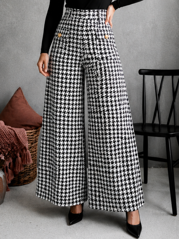 Pantalon Campana Licrado Estampado